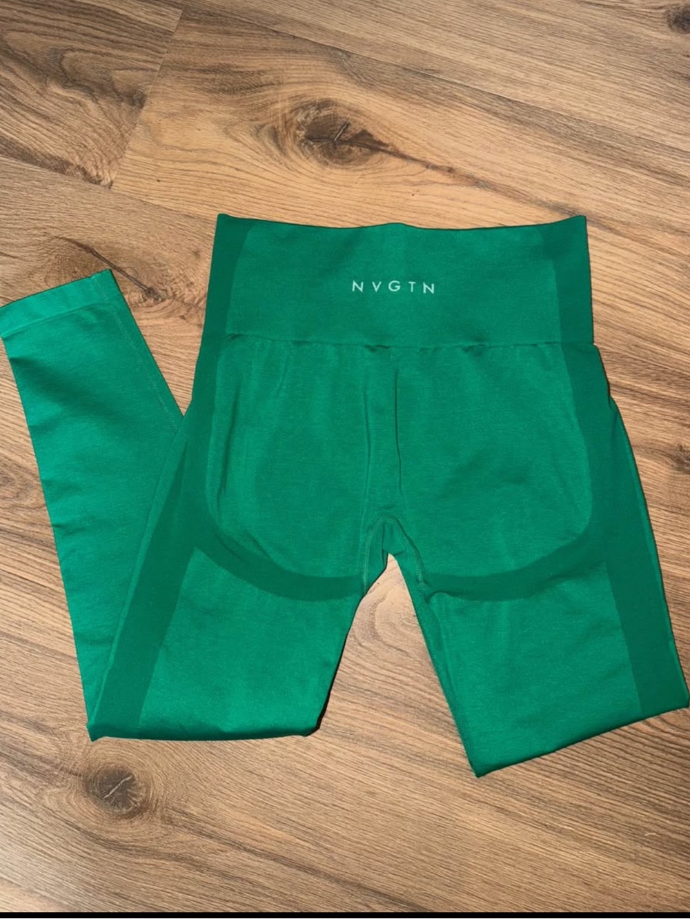NVGTN Emerald Green Seamless Active Leggings - Size Large